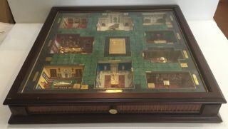 1991 Franklin Collector’s Edition Clue Game Board (incomplete)