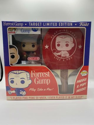 Funko Pop Forrest Gump Target Exclusive With Ping - Pong Paddle In Hand