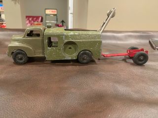 Hubley Bell Telephone Die - Cast Repair Truck & Trailer Slush Metal And Cast Iron