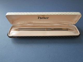 Parker 75 Sterling Silver Hallmarked With 18k Nib (boxed)