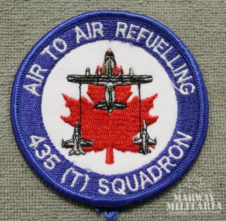 Caf Rcaf Airforce 435 (t) Sqn.  Air To Air Refuelling,  Jacket Crest/patch (18434)
