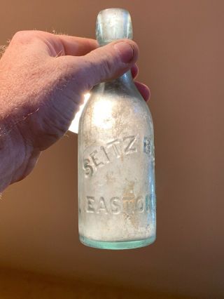 Vintage Seitz Bros Easton Pa Pony Blob Top Bottle