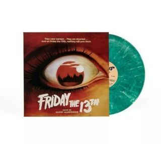 Friday The 13th Motion Picture Score Horror Blue Vinyl Soundtrack Lp