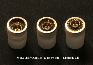 Custom Lightsaber Blade Plug Copper & Brass Ring Spike Blade Design