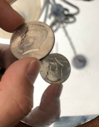 Two Headed Bicentennial Half Dollar - 2 Heads Made From Real Half Dollars