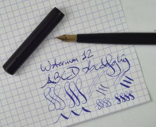 Waterman 12,  Classic Flex Nib Vintage Fountain Pen,  Restored And Ready To Write