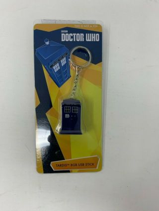 Doctor Dr Who Tardis 8gb Usb Memory Stick Flash Drive With Blue Led Light