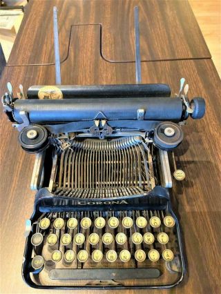 Antique Corona 3 Folding Typewriter
