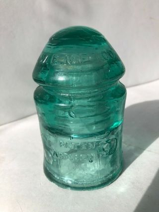W.  E.  Mfg.  Co.  Glass Insulator Cd 126.  4 Patent Applied For Bubbles