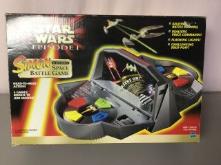 Nib Star Wars Episode I Simon Electronic Space Battle Game Hasbro 1999 35r