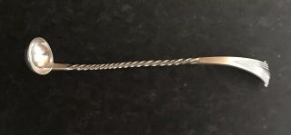 Antique Small Silver Plated Ladle Miniature (atkin Brothers Sheffield C.  1880)