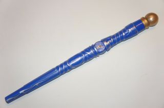 Blue & Silver Magi Quest Wand With Gold Top From Great Wolf Lodge
