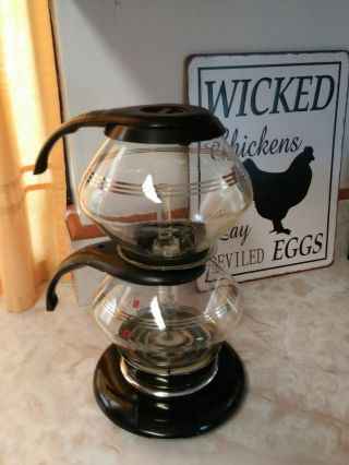 Vintage General Electric Automatic Glass Vacuum/percolator Coffee Pot