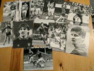 Vintage 1980s Everton Fc Press Photos X 12