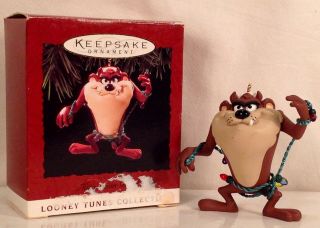 1994 Looney Tunes Hallmark Tasmanian Devil Ornament Keepsake