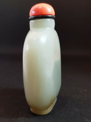 Antique Chinese Celadon Jade Snuff Bottle Late Qing - Bonhams 2