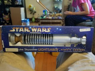 Star Wars Luke Skywalker Lightsaber Universal Remote Control 1997 Vintage