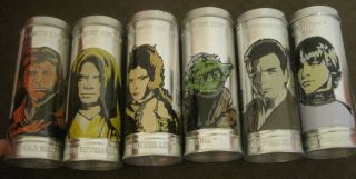 Burger King 2005 Complete Set Of 6 Star Wars Watches & Tins