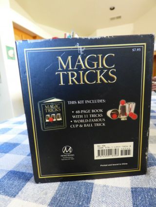 Cup And Ball Magic Ticks Kit 48 - Page Book With 11 Tricks By Metro Books Offer OK 3