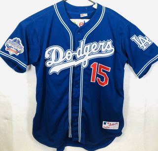 Vintage Rawlings Los Angeles Dodgers Shawn Green Authentic Jersey 52 Xxl 40th An