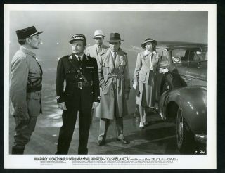 Humphrey Bogart,  Ingrid Bergman Vintage 1942 Still Photo " Casablanca "