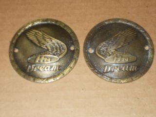 Vintage Honda Ca 77 305 Dream Tank Badges