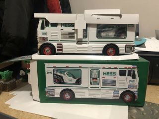 Hess 2018 Toy Truck Rv With Atv And Motorbike