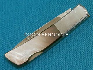 Vintage Gerber Japan Silver Knight Black Pearl Lockback Knife Knives Pocket Jack