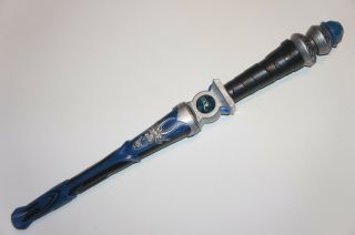 Blue & Silver Magi Quest Wand With Jewel Topper From Great Wolf Lodge