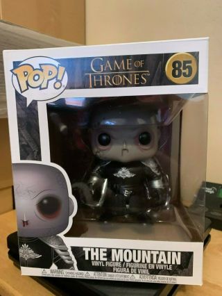 Funko Pop Tv Game Of Thrones 6 Inch The Mountain Unmasked - -