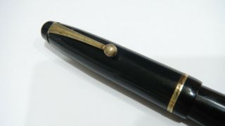 Wyvern Perfect Pen No 81,  Black,  Full Flex 14k Fine Nib,  England