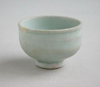 Chinese Yuan / Ming Dynasty Monochrome Porcelain Wine Cup