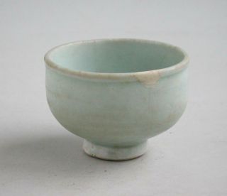 Chinese Yuan / Ming Dynasty Monochrome Porcelain Wine Cup 2