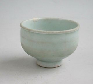Chinese Yuan / Ming Dynasty Monochrome Porcelain Wine Cup 3