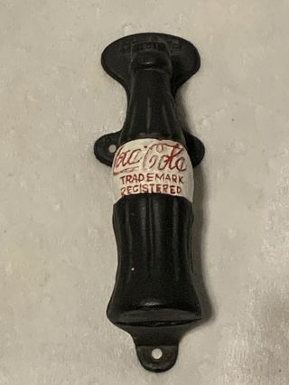 Vintage Cast Iron Coca Cola Door Handle,  Very Heavy.  In Pretty Good Shape