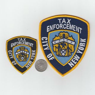 Obsolete City Of York Office Of Tax Enforcement Ote Police Patch Alcohol Ny