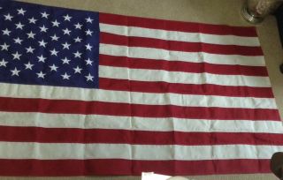 American Flag Embroidery Stars Valley Forge Best 3 X 5 Feet Cotton Un Md Us