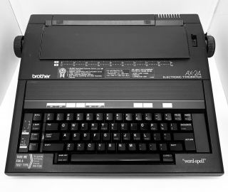 Brother Ax - 24 Electronic Typewriter Word Spell