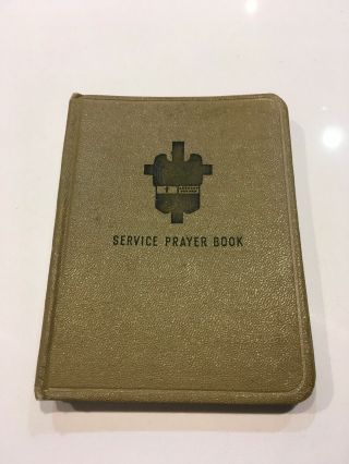 Named Wwii U.  S.  Army Navy Soldiers Service Prayer Book 1941 2nd Ed Vg