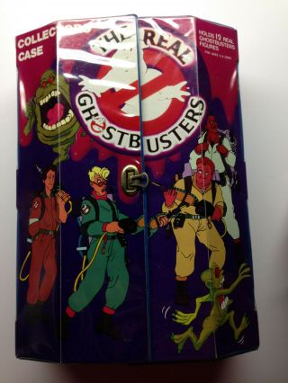 Vntge The Real Ghostbusters Collectors Case 1984/1988 & 3 Flip ' n Fun 2