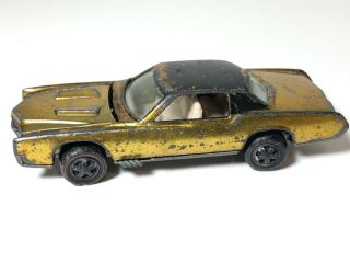 Hot Wheels Redline Custom Eldorado Gold Restorer Rough Old Dogg