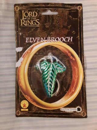 Lord Of The Rings " Elven Leaf Brooch " Rubie 