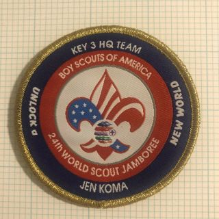 24th World Scout Jamboree 2019 Bsa Key 3 Headquarters Team - Jen Koma