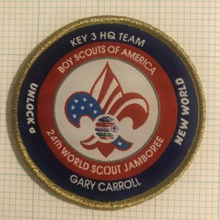 24th World Scout Jamboree 2019 Bsa Key 3 Headquarters Team - Gary Carroll