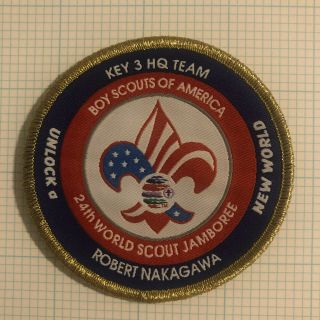 24th World Scout Jamboree 2019 Bsa Key 3 Headquarters Team - Robert Nakagawa