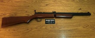 Vintage Benjamin Franklin Pump Action Wood Stock Bb Gun Cal.  177 Model 347