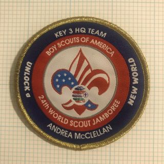 24th World Scout Jamboree 2019 Bsa Key 3 Headquarters Team - Andrea Mcclellan
