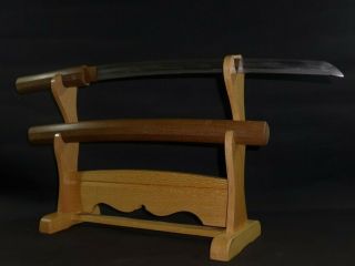 Wakizashi (sword) W/white Sheath : Moriyuki : Edo : 28 × 17.  8 " 640g
