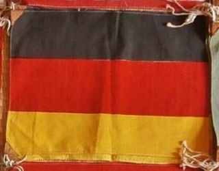 Vintage 1940s Post War Ww2 West Germany Banner Flag