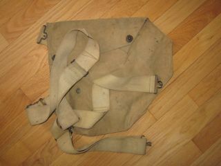 Vintage Us Army Ww2 M4a1 Gas Mask Bag